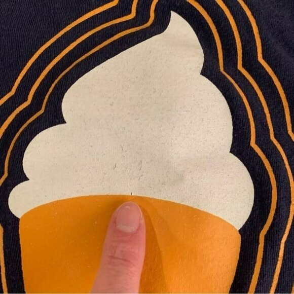 Arctic Circle mens short sleeve crew neck t-shirt with icecream graphic blue -XL - Picture 4 of 10